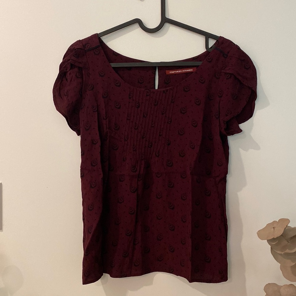 Purple Comptoir des cotonniers shirt